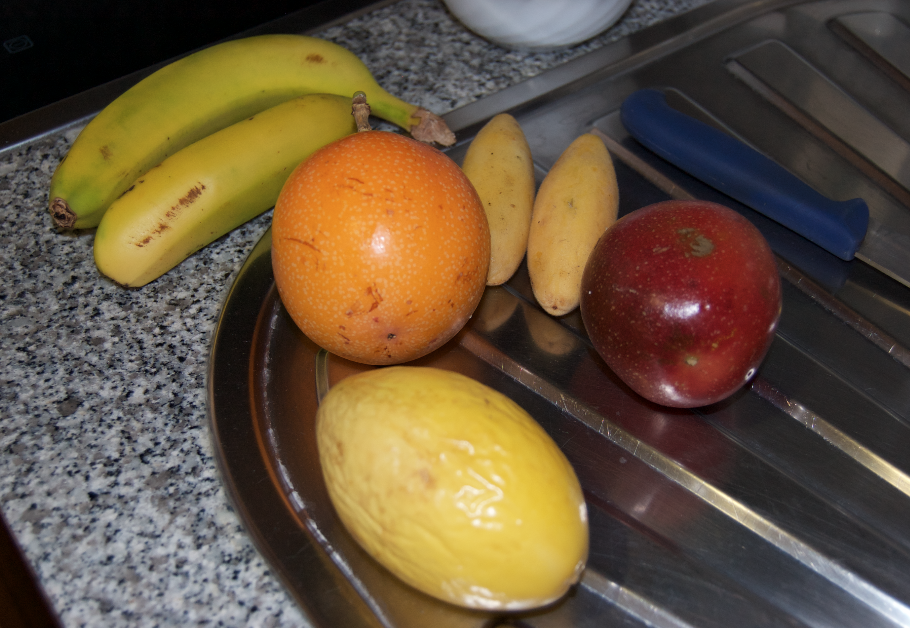 Unsere Ausbeute vom Markt.