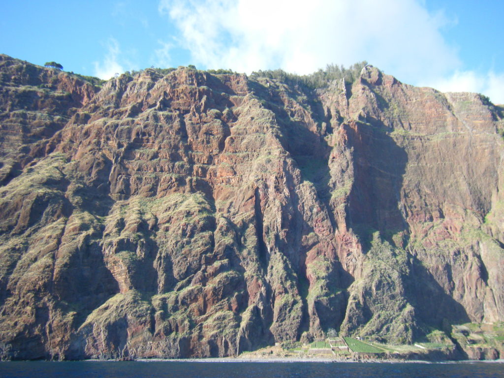 Die Steilküste von Madeira.
